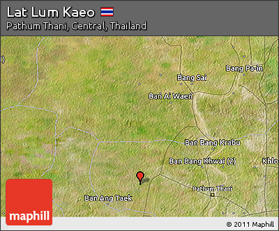 Satellite 3D Map of Lat Lum Kaeo