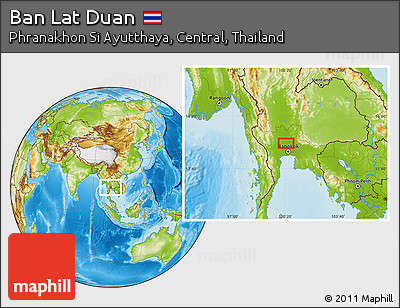 Physical Location Map of Ban Lat Duan