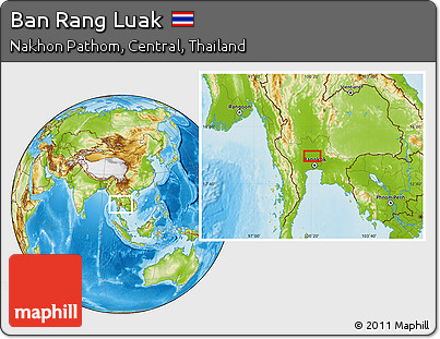 Physical Location Map of Ban Rang Luak