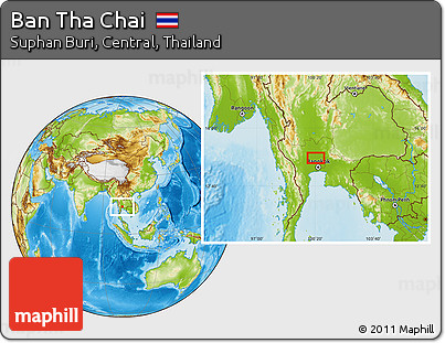 Physical Location Map of Ban Tha Chai
