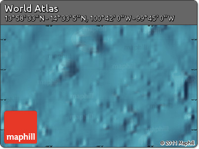Satellite Map of the Area around 14° 15' 49" N, 100° 13' 29" W