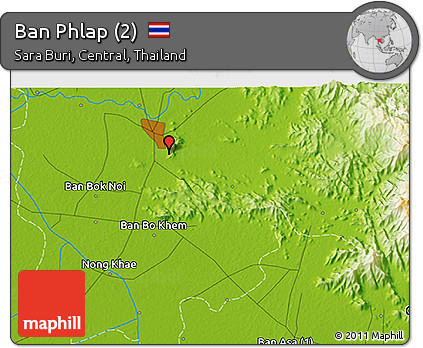 Physical 3D Map of Ban Phlap (2)