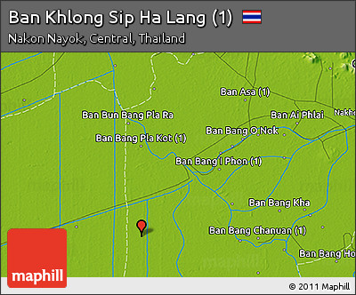 Physical 3D Map of Ban Khlong Sip Ha Lang (1)