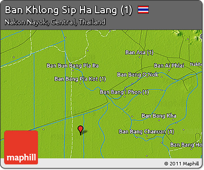 Physical 3D Map of Ban Khlong Sip Ha Lang (1)