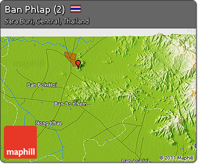 Physical 3D Map of Ban Phlap (2)
