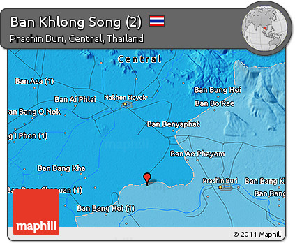 Political 3D Map of Ban Khlong Song (2)