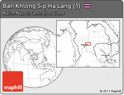 Blank Location Map of Ban Khlong Sip Ha Lang (1)