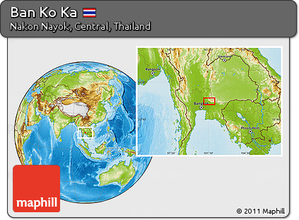 Physical Location Map of Ban Ko Ka