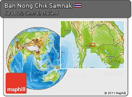 Physical Location Map of Ban Nong Chik Samnak