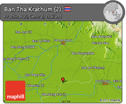 Physical Map of Ban Tha Krathum (2)