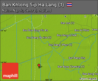 Physical Map of Ban Khlong Sip Ha Lang (1)