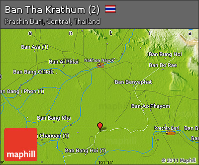 Physical Map of Ban Tha Krathum (2)