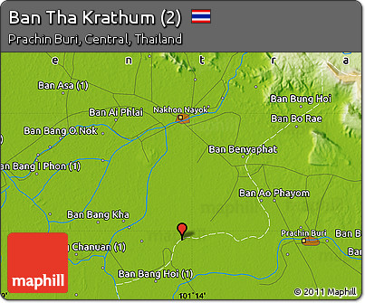 Physical Map of Ban Tha Krathum (2)