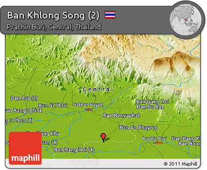 Physical Panoramic Map of Ban Khlong Song (2)
