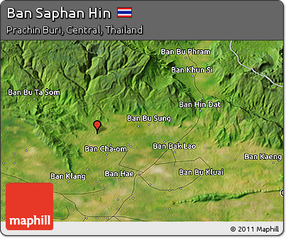 Satellite 3D Map of Ban Saphan Hin