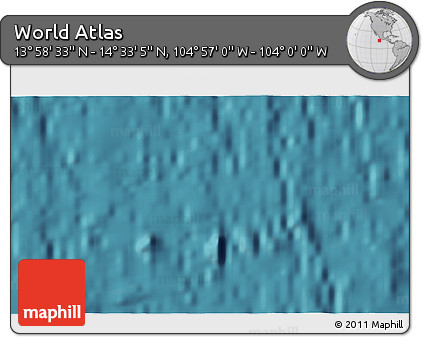 Satellite 3D Map of the Area around 14° 15' 49" N, 104° 28' 29" W