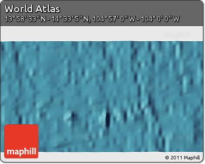 Satellite 3D Map of the Area around 14° 15' 49" N, 104° 28' 29" W