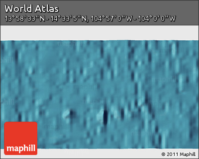 Satellite 3D Map of the Area around 14° 15' 49" N, 104° 28' 29" W