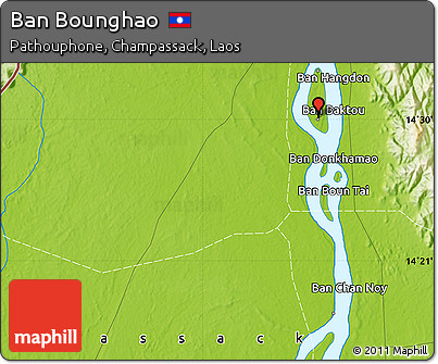 Physical Map of Ban Bounghao