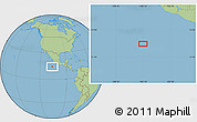 Savanna Style Location Map of the area around 14° 15' 49" N, 106° 10' 30" W