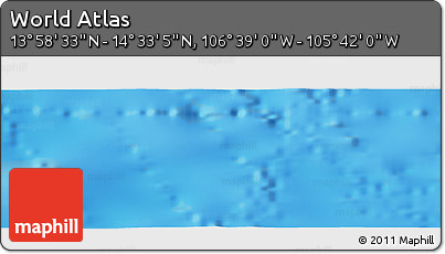 Physical Panoramic Map of the Area around 14° 15' 49" N, 106° 10' 30" W