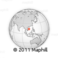 Outline Map of the Area around 14° 15' 49" N, 109° 43' 29" E, rectangular outline