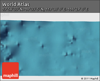 Satellite 3D Map of the Area around 14° 15' 49" N, 113° 58' 29" E