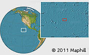 Satellite Location Map of the area around 14° 15' 49" N, 117° 13' 29" W