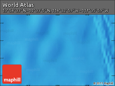 Shaded Relief Map of the Area around 14° 15' 49" N, 118° 4' 29" W
