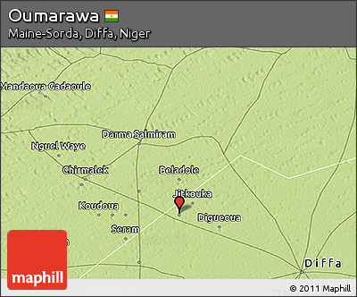 Physical 3D Map of Oumarawa