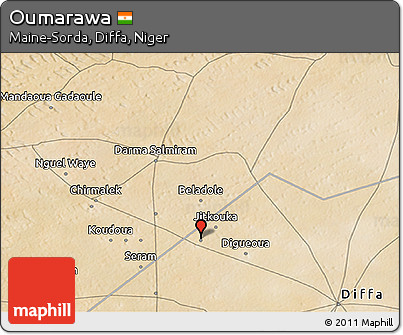 Satellite 3D Map of Oumarawa