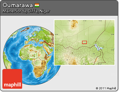 Physical Location Map of Oumarawa