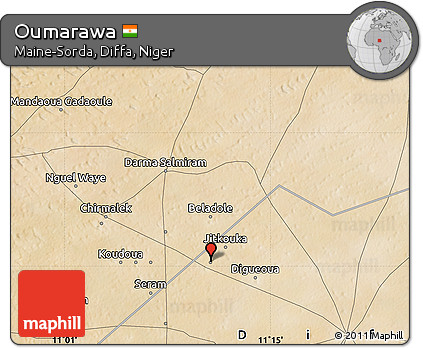 Satellite Map of Oumarawa