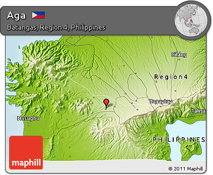 Physical 3D Map of Aga