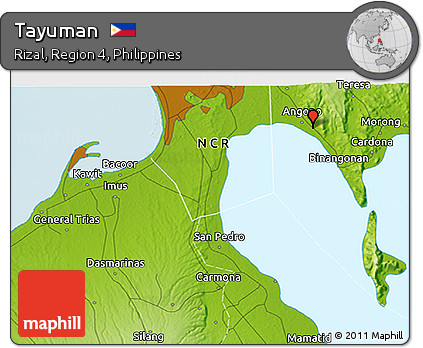 Physical 3D Map of Tayuman