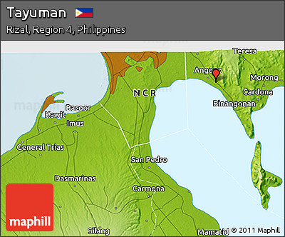 Physical 3D Map of Tayuman
