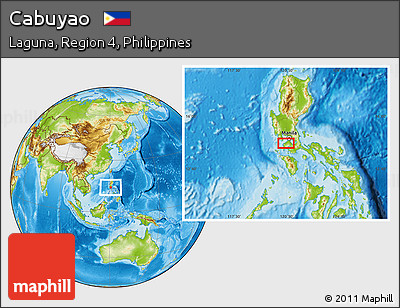Physical Location Map of Cabuyao