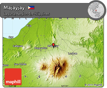 Physical Map of Majayjay