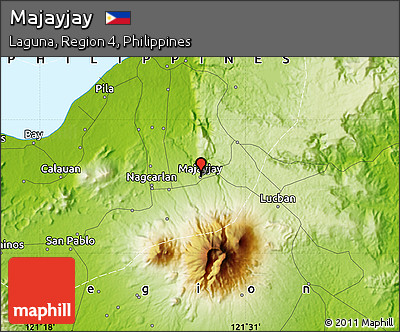 Physical Map of Majayjay