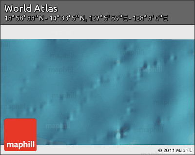 Satellite 3D Map of the Area around 14° 15' 49" N, 127° 34' 30" E