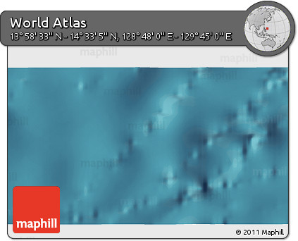 Satellite 3D Map of the Area around 14° 15' 49" N, 129° 16' 30" E