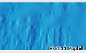 Physical 3D Map of the area around 14° 15' 49" N, 129° 7' 30" W