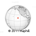 Outline Map of the Area around 14° 15' 49" N, 131° 40' 30" W, rectangular outline