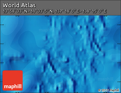 Political Map of the Area around 14° 15' 49" N, 137° 46' 30" E
