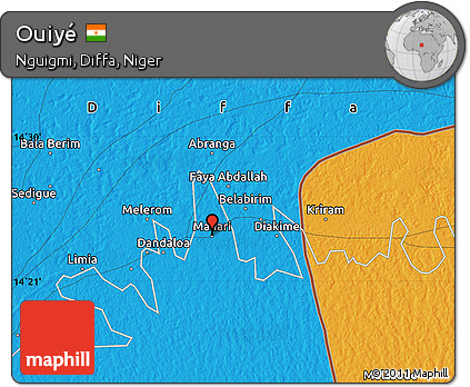Political Map of Ouiyé