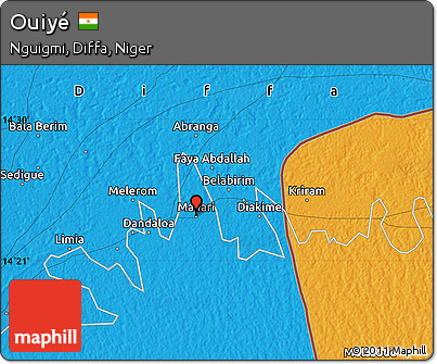 Political Map of Ouiyé
