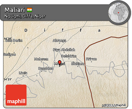 Satellite Map of Maliari