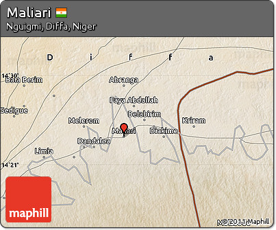 Satellite Map of Maliari