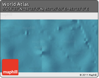 Satellite 3D Map of the Area around 14° 15' 49" N, 153° 4' 29" E