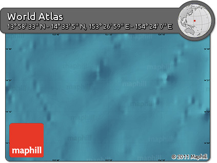 Satellite Map of the Area around 14° 15' 49" N, 153° 55' 30" E